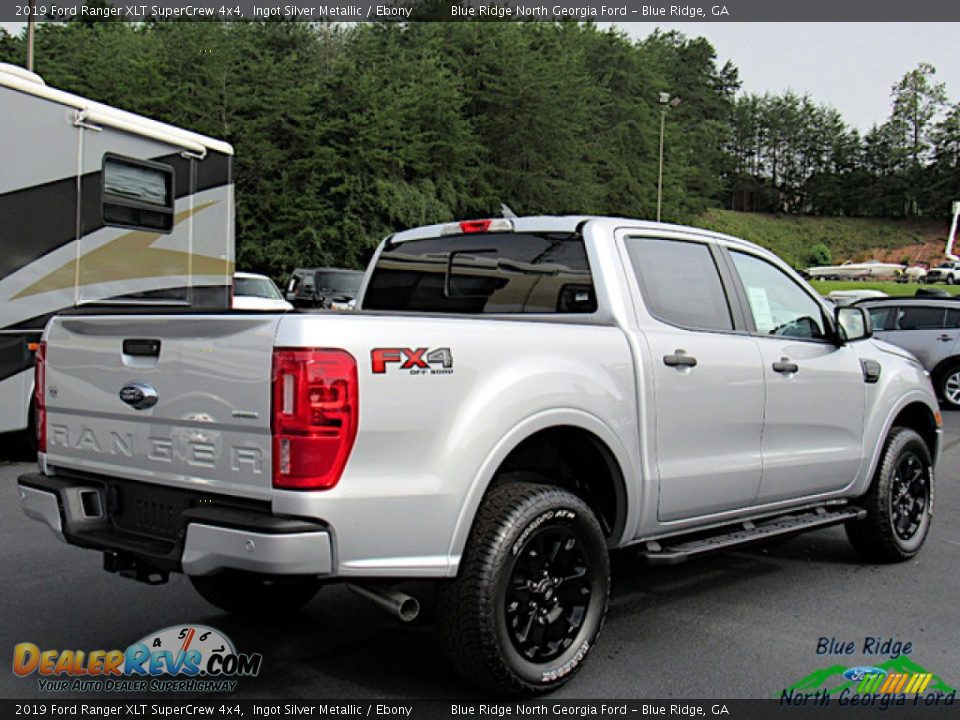 2019 Ford Ranger XLT SuperCrew 4x4 Ingot Silver Metallic / Ebony Photo #5