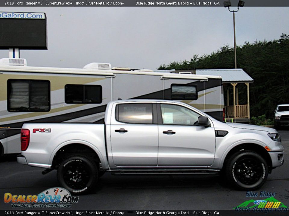 2019 Ford Ranger XLT SuperCrew 4x4 Ingot Silver Metallic / Ebony Photo #6
