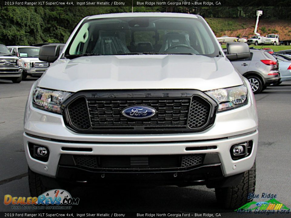 2019 Ford Ranger XLT SuperCrew 4x4 Ingot Silver Metallic / Ebony Photo #8