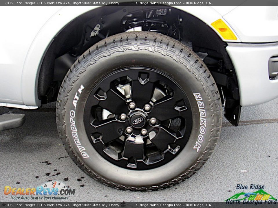 2019 Ford Ranger XLT SuperCrew 4x4 Ingot Silver Metallic / Ebony Photo #9
