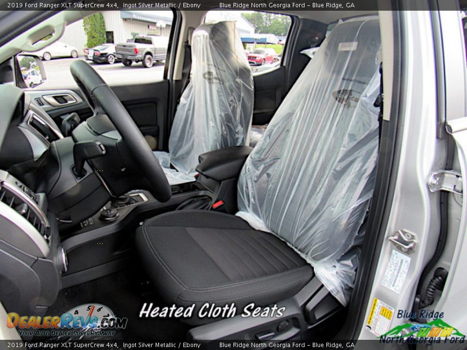 2019 Ford Ranger XLT SuperCrew 4x4 Ingot Silver Metallic / Ebony Photo #10