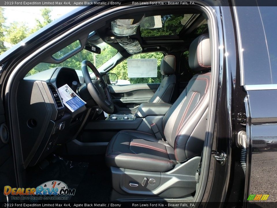 2019 Ford Expedition Limited Max 4x4 Agate Black Metallic / Ebony Photo #12