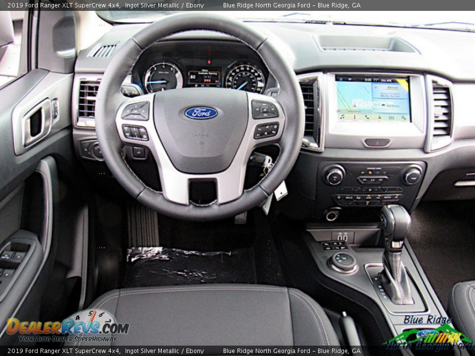 2019 Ford Ranger XLT SuperCrew 4x4 Ingot Silver Metallic / Ebony Photo #14