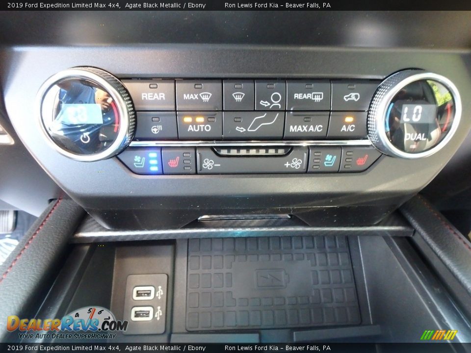 2019 Ford Expedition Limited Max 4x4 Agate Black Metallic / Ebony Photo #18