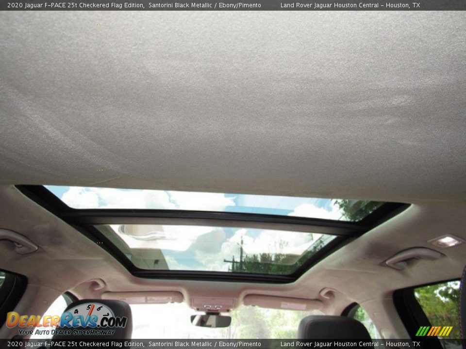 Sunroof of 2020 Jaguar F-PACE 25t Checkered Flag Edition Photo #17