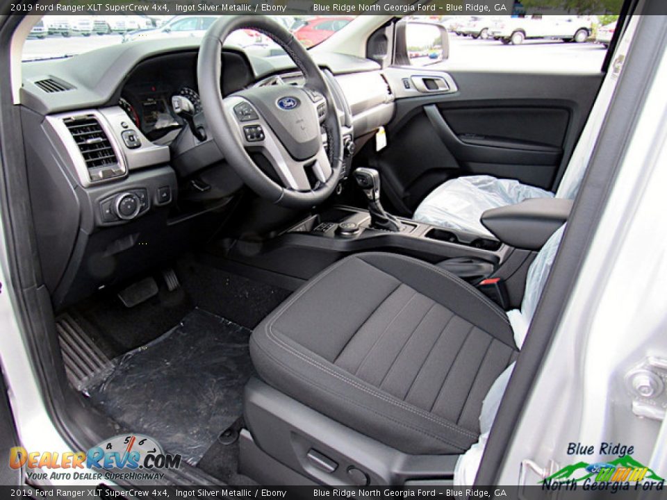 2019 Ford Ranger XLT SuperCrew 4x4 Ingot Silver Metallic / Ebony Photo #28