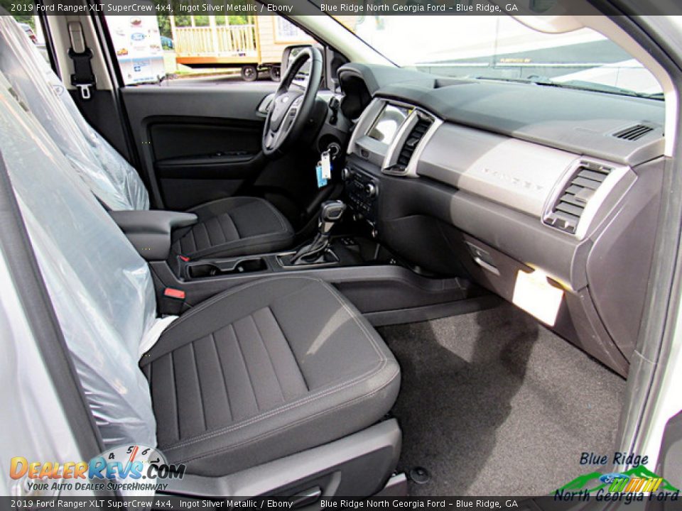 2019 Ford Ranger XLT SuperCrew 4x4 Ingot Silver Metallic / Ebony Photo #29