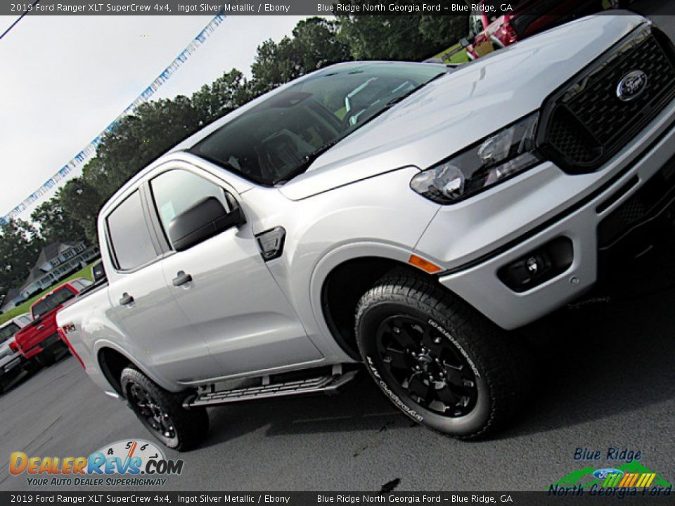 2019 Ford Ranger XLT SuperCrew 4x4 Ingot Silver Metallic / Ebony Photo #32
