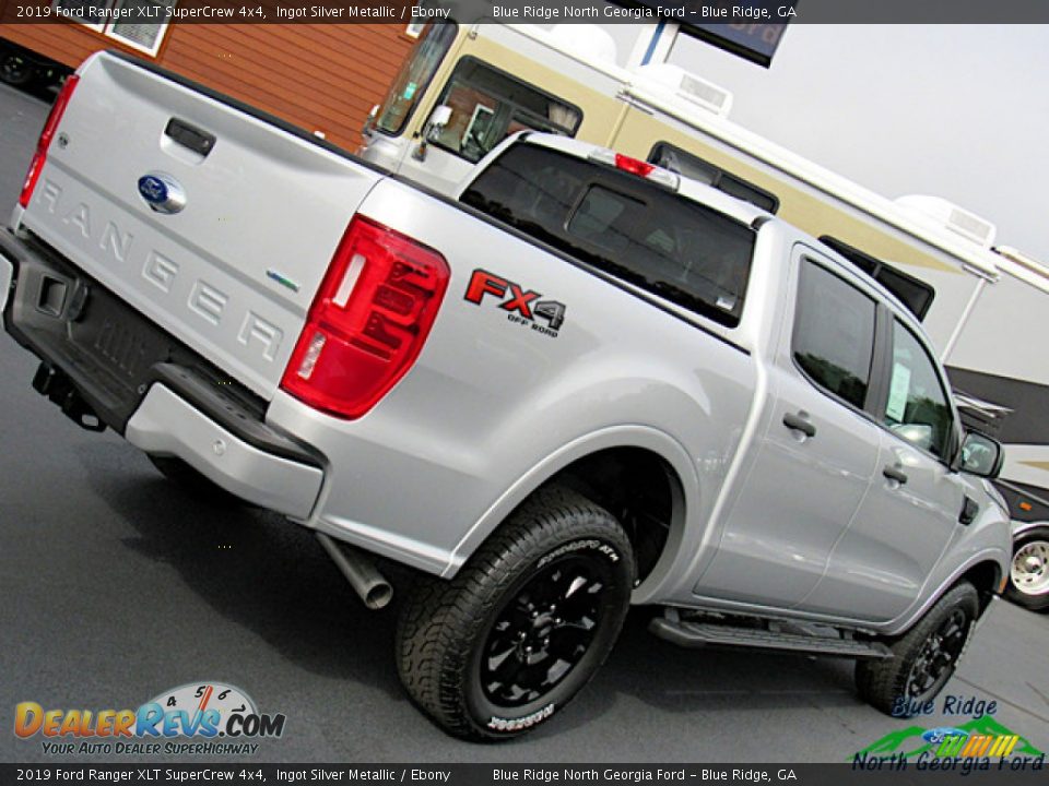2019 Ford Ranger XLT SuperCrew 4x4 Ingot Silver Metallic / Ebony Photo #33