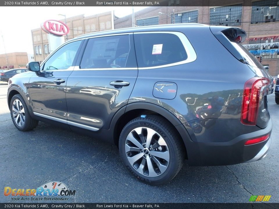 2020 Kia Telluride S AWD Gravity Grey / Black Photo #5