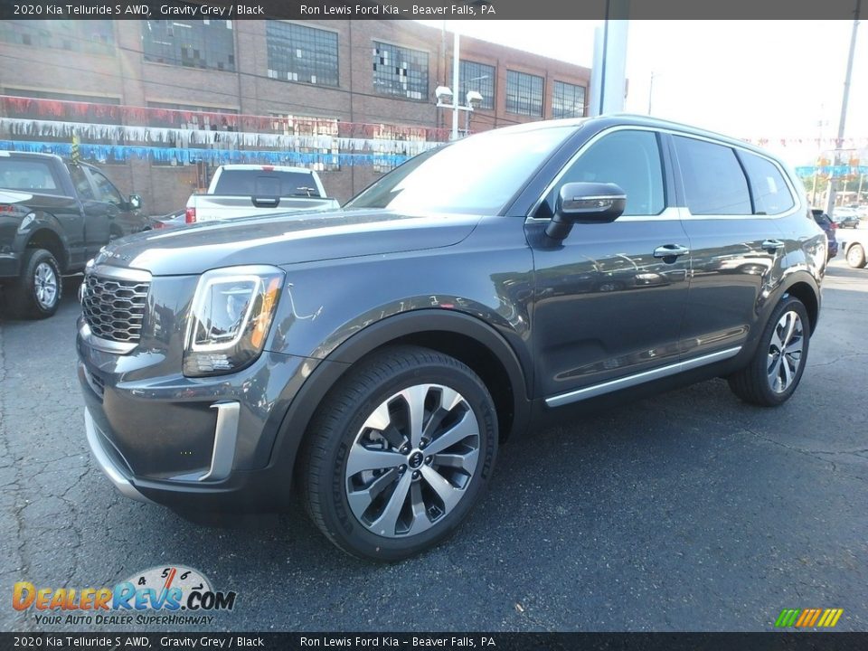2020 Kia Telluride S AWD Gravity Grey / Black Photo #7