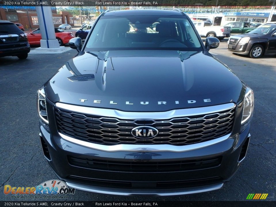 2020 Kia Telluride S AWD Gravity Grey / Black Photo #8