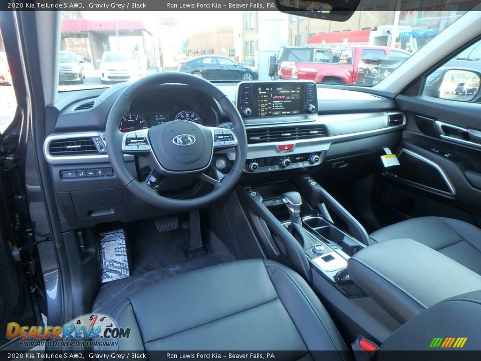 Black Interior - 2020 Kia Telluride S AWD Photo #15