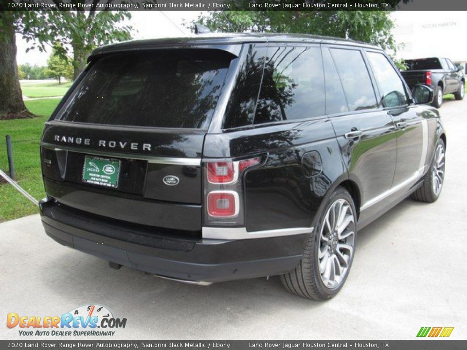 2020 Land Rover Range Rover Autobiography Santorini Black Metallic / Ebony Photo #7