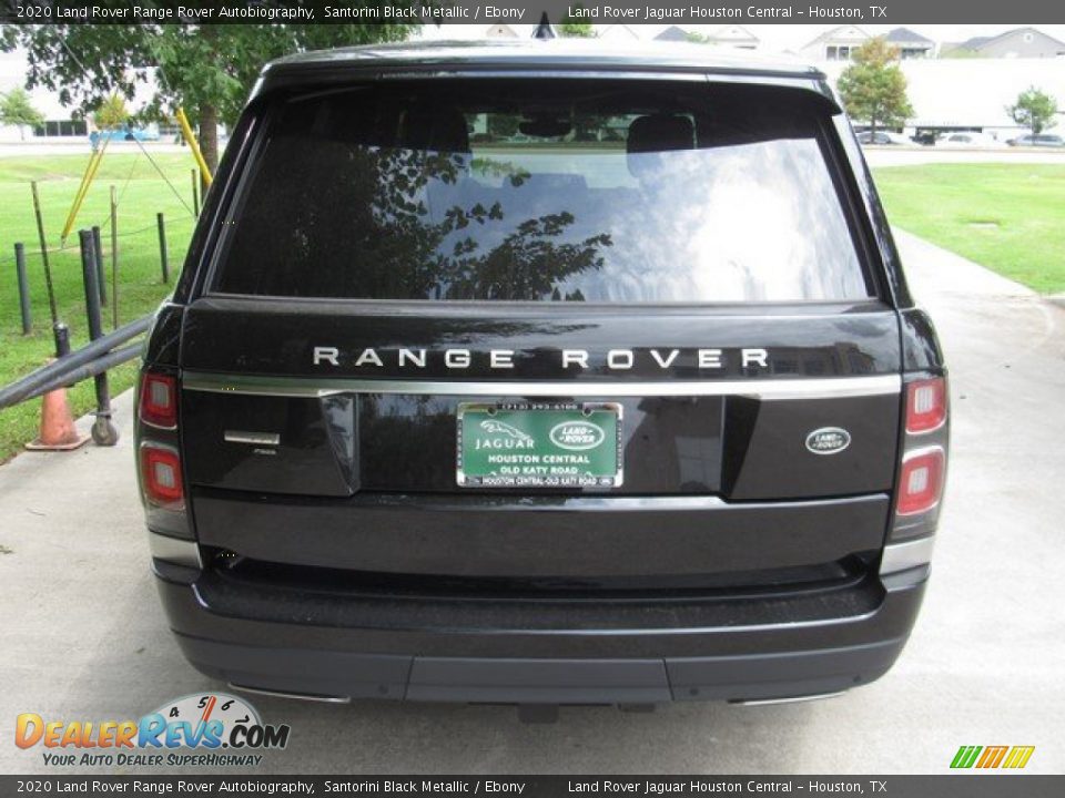 2020 Land Rover Range Rover Autobiography Santorini Black Metallic / Ebony Photo #8