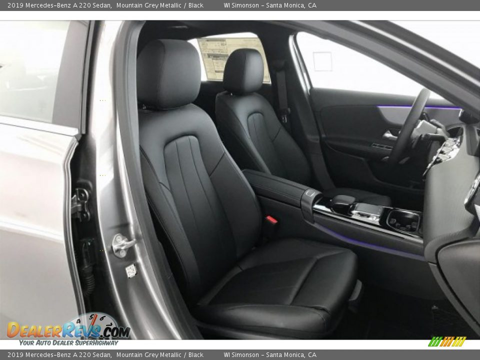 2019 Mercedes-Benz A 220 Sedan Mountain Grey Metallic / Black Photo #5