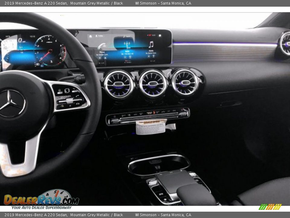 2019 Mercedes-Benz A 220 Sedan Mountain Grey Metallic / Black Photo #6