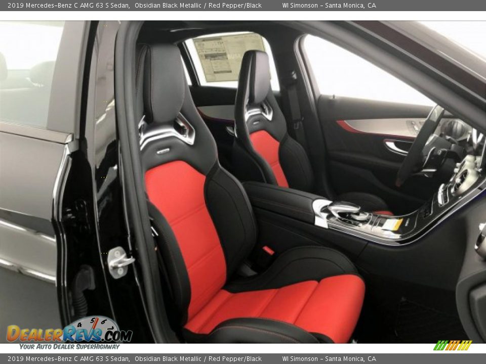 Front Seat of 2019 Mercedes-Benz C AMG 63 S Sedan Photo #5