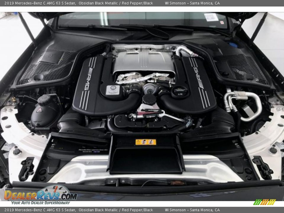 2019 Mercedes-Benz C AMG 63 S Sedan 4.0 Liter biturbo DOHC 32-Valve VVT V8 Engine Photo #8