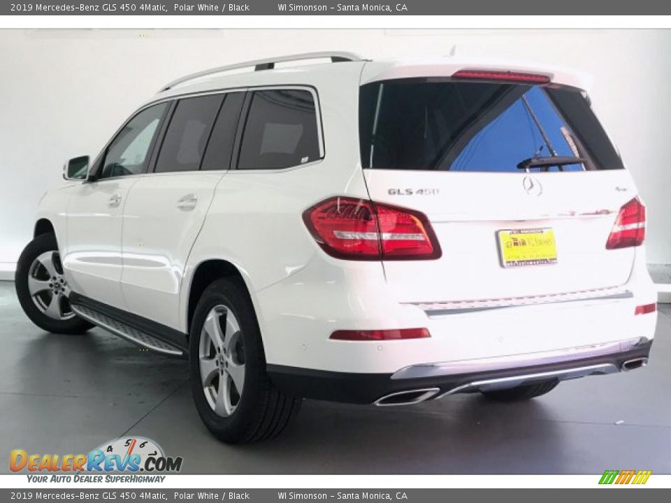2019 Mercedes-Benz GLS 450 4Matic Polar White / Black Photo #2