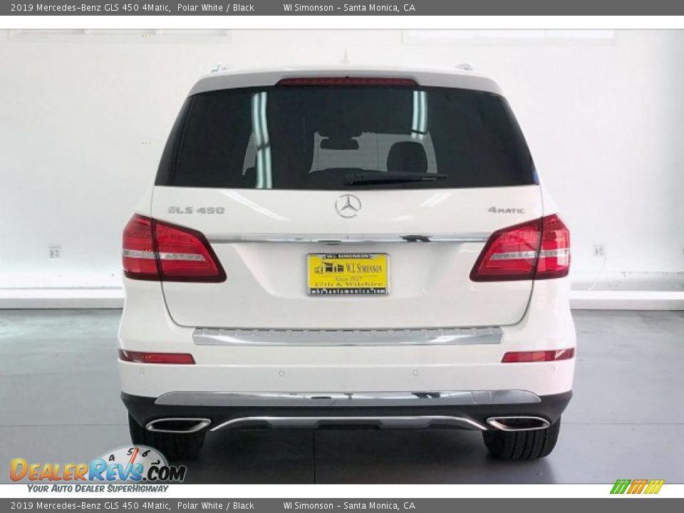 2019 Mercedes-Benz GLS 450 4Matic Polar White / Black Photo #3