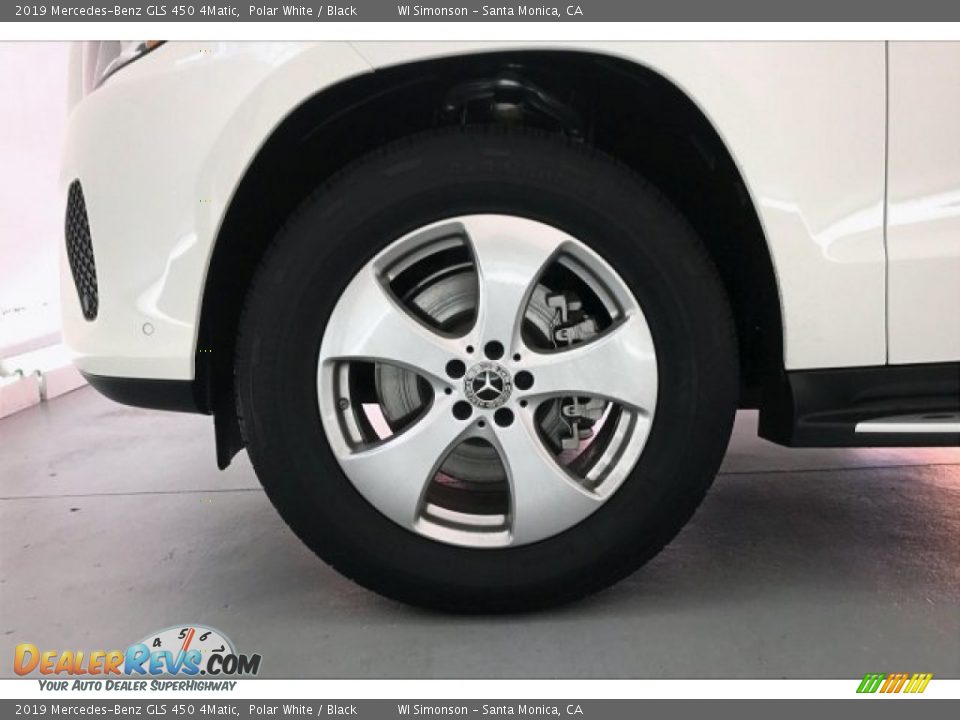 2019 Mercedes-Benz GLS 450 4Matic Polar White / Black Photo #9