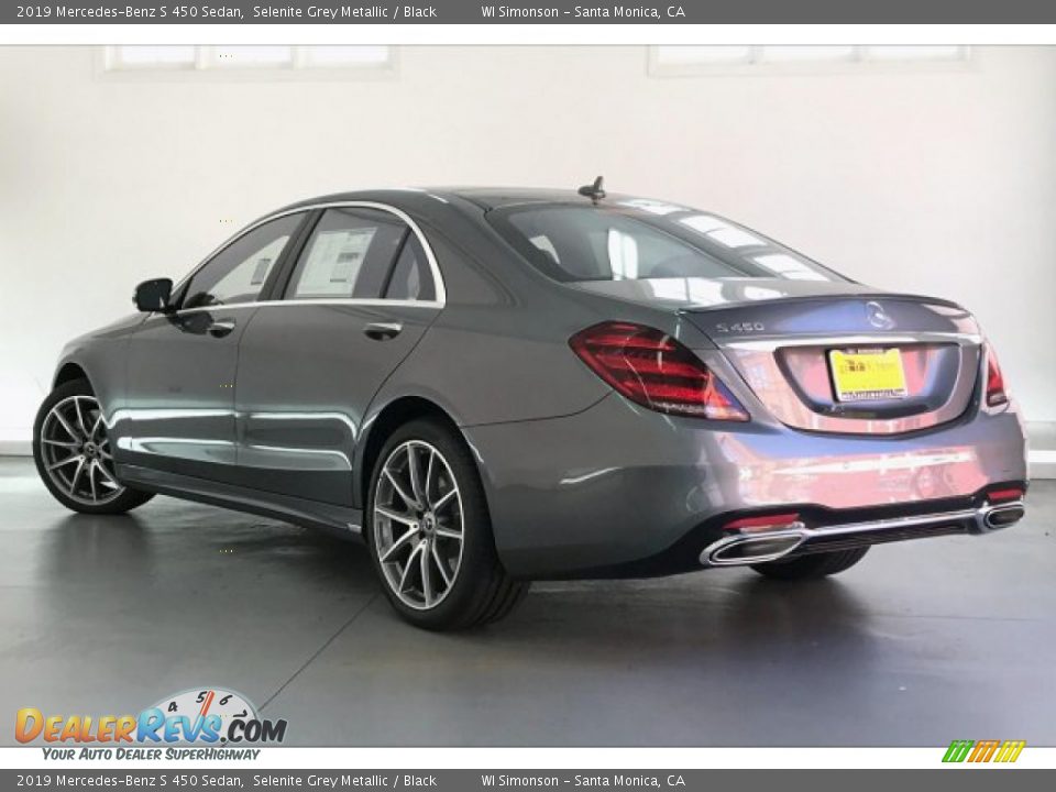 2019 Mercedes-Benz S 450 Sedan Selenite Grey Metallic / Black Photo #2