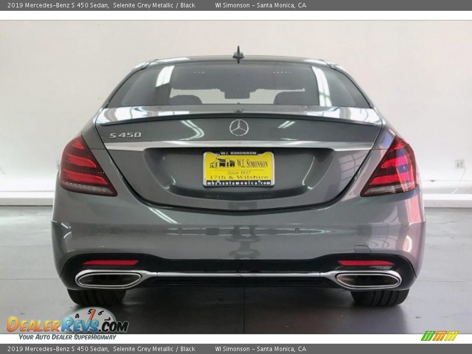 2019 Mercedes-Benz S 450 Sedan Selenite Grey Metallic / Black Photo #3