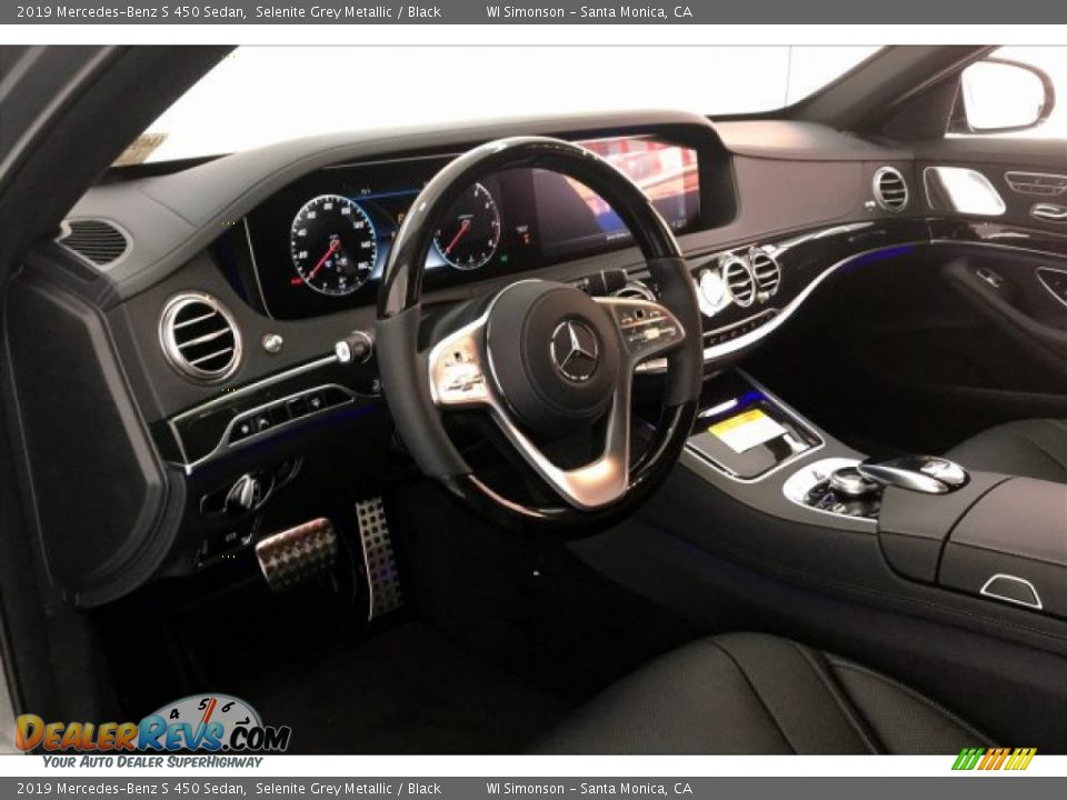 2019 Mercedes-Benz S 450 Sedan Selenite Grey Metallic / Black Photo #4