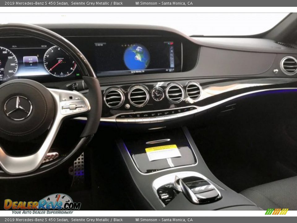 2019 Mercedes-Benz S 450 Sedan Selenite Grey Metallic / Black Photo #6