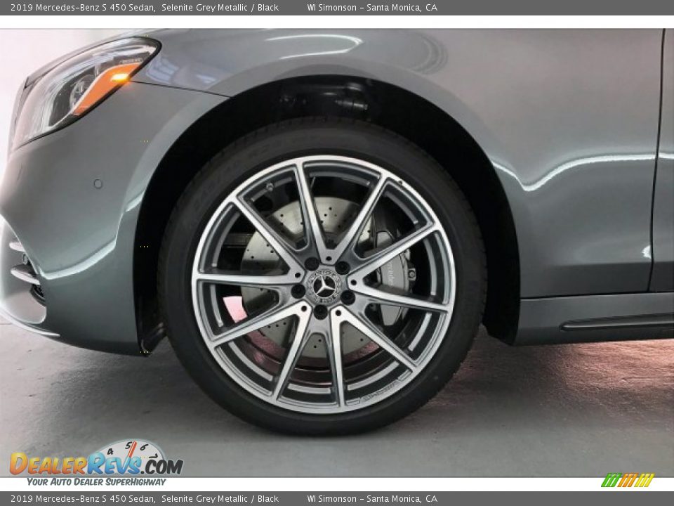 2019 Mercedes-Benz S 450 Sedan Selenite Grey Metallic / Black Photo #9