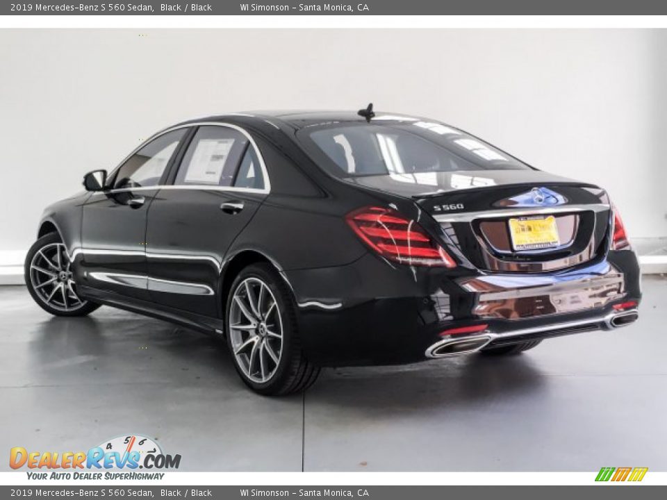 2019 Mercedes-Benz S 560 Sedan Black / Black Photo #2