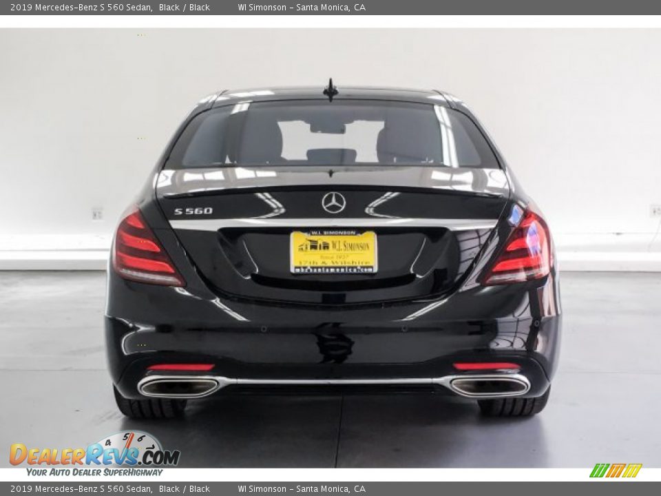 2019 Mercedes-Benz S 560 Sedan Black / Black Photo #3