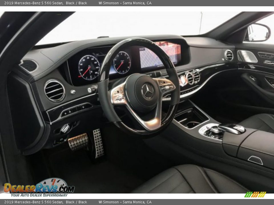 2019 Mercedes-Benz S 560 Sedan Black / Black Photo #4