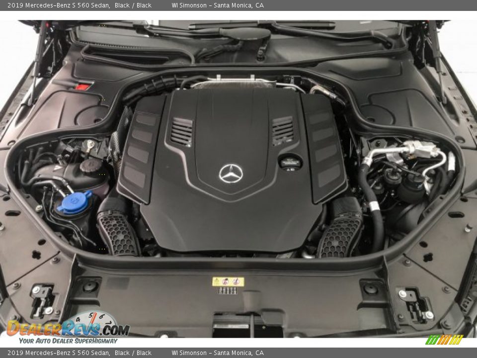 2019 Mercedes-Benz S 560 Sedan Black / Black Photo #8
