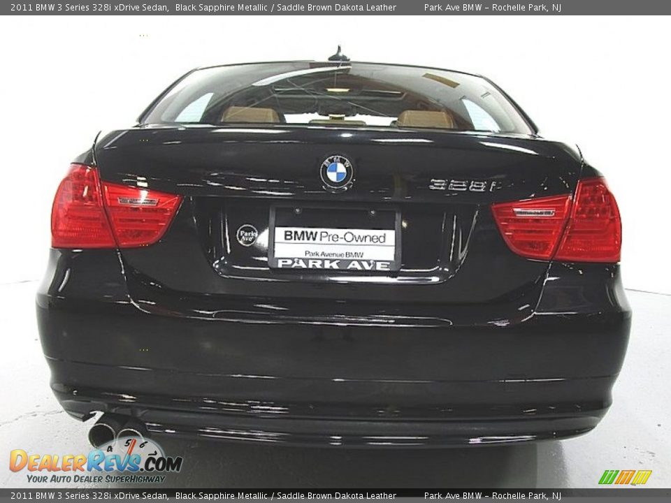 2011 BMW 3 Series 328i xDrive Sedan Black Sapphire Metallic / Saddle Brown Dakota Leather Photo #2