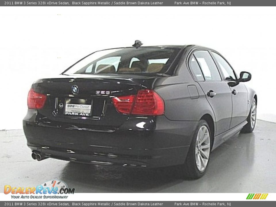 2011 BMW 3 Series 328i xDrive Sedan Black Sapphire Metallic / Saddle Brown Dakota Leather Photo #3