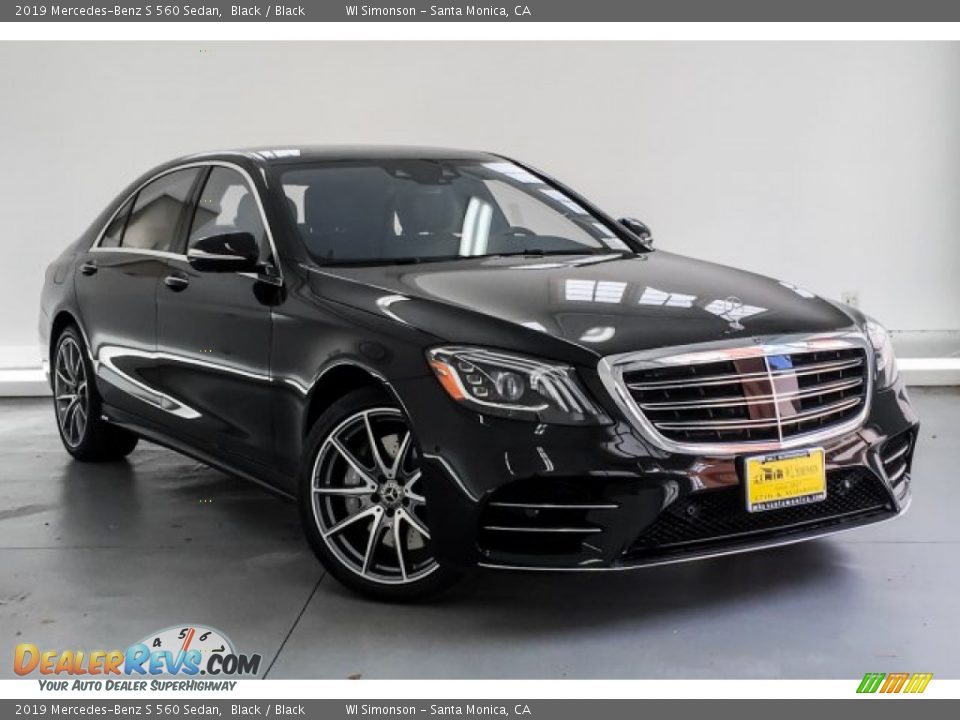 2019 Mercedes-Benz S 560 Sedan Black / Black Photo #10