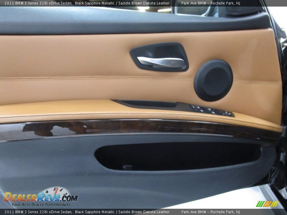 2011 BMW 3 Series 328i xDrive Sedan Black Sapphire Metallic / Saddle Brown Dakota Leather Photo #6