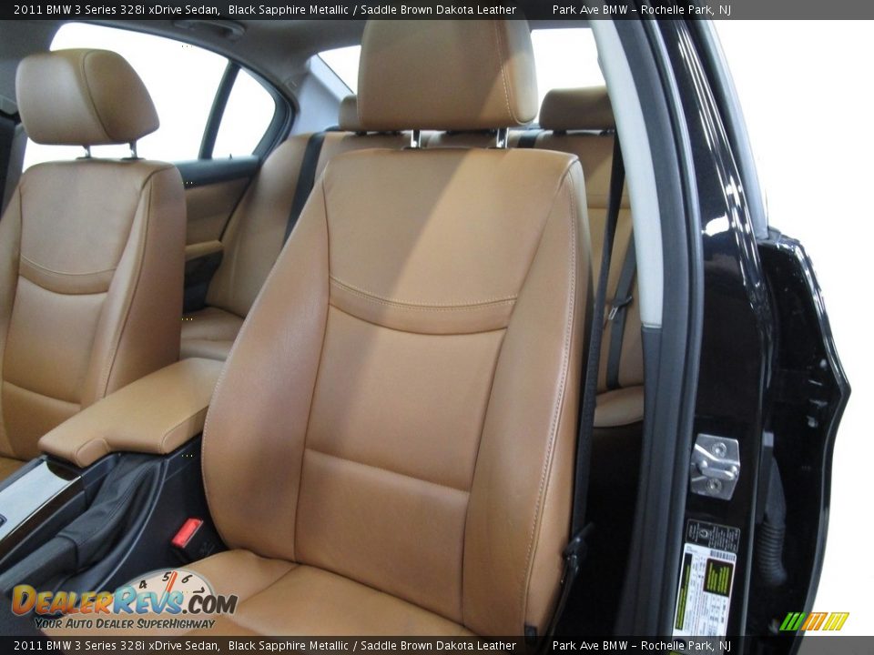2011 BMW 3 Series 328i xDrive Sedan Black Sapphire Metallic / Saddle Brown Dakota Leather Photo #7