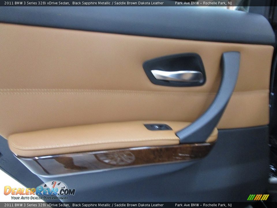 2011 BMW 3 Series 328i xDrive Sedan Black Sapphire Metallic / Saddle Brown Dakota Leather Photo #9
