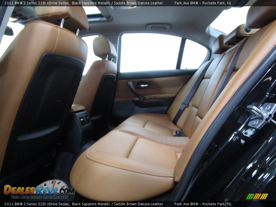 2011 BMW 3 Series 328i xDrive Sedan Black Sapphire Metallic / Saddle Brown Dakota Leather Photo #11