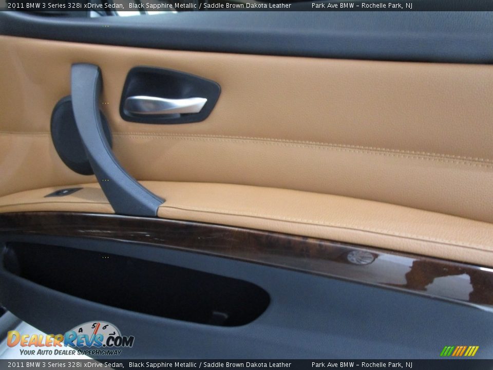 2011 BMW 3 Series 328i xDrive Sedan Black Sapphire Metallic / Saddle Brown Dakota Leather Photo #12