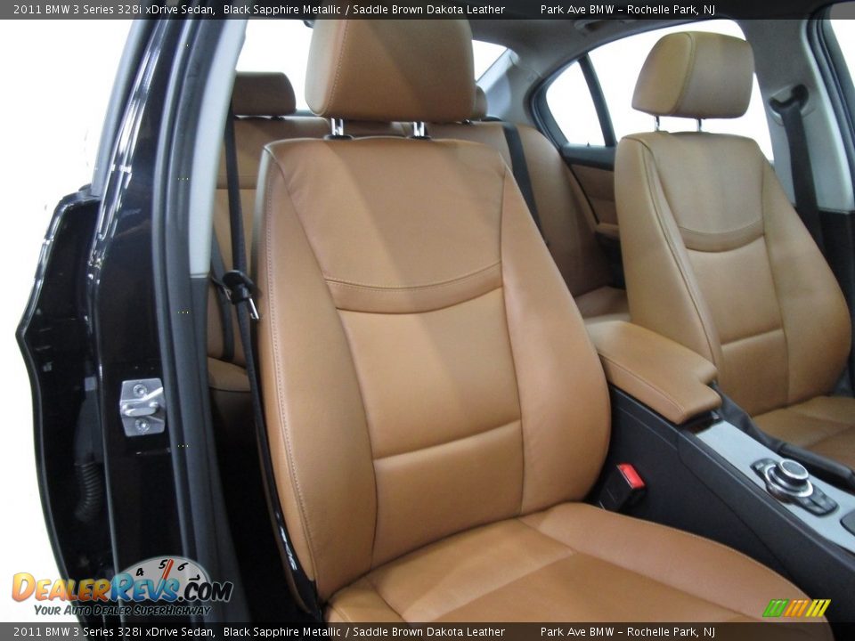 2011 BMW 3 Series 328i xDrive Sedan Black Sapphire Metallic / Saddle Brown Dakota Leather Photo #13