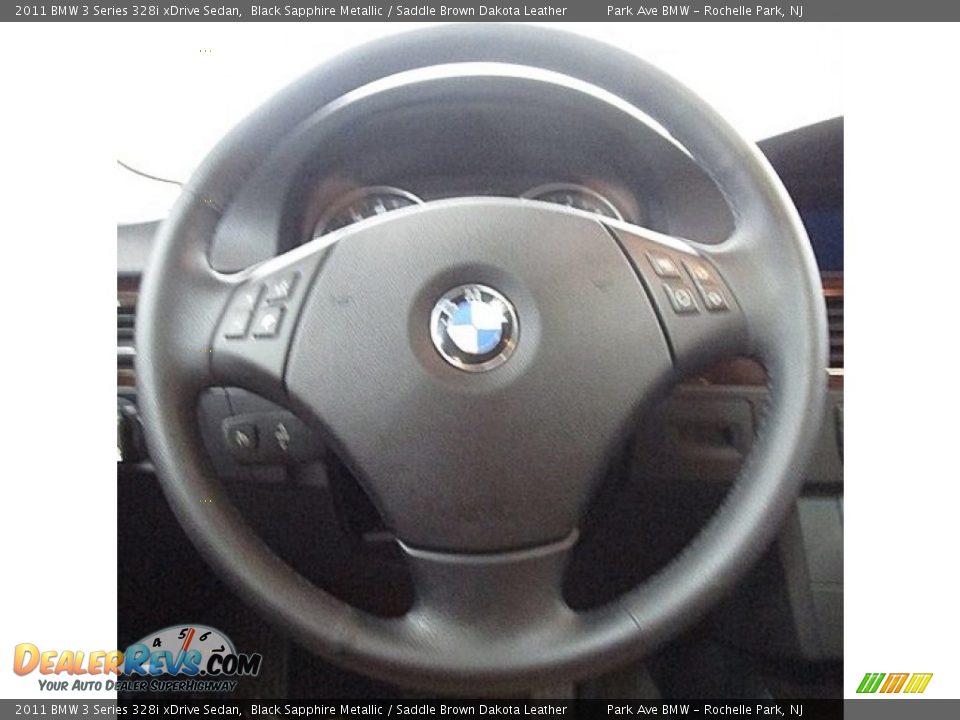 2011 BMW 3 Series 328i xDrive Sedan Black Sapphire Metallic / Saddle Brown Dakota Leather Photo #22