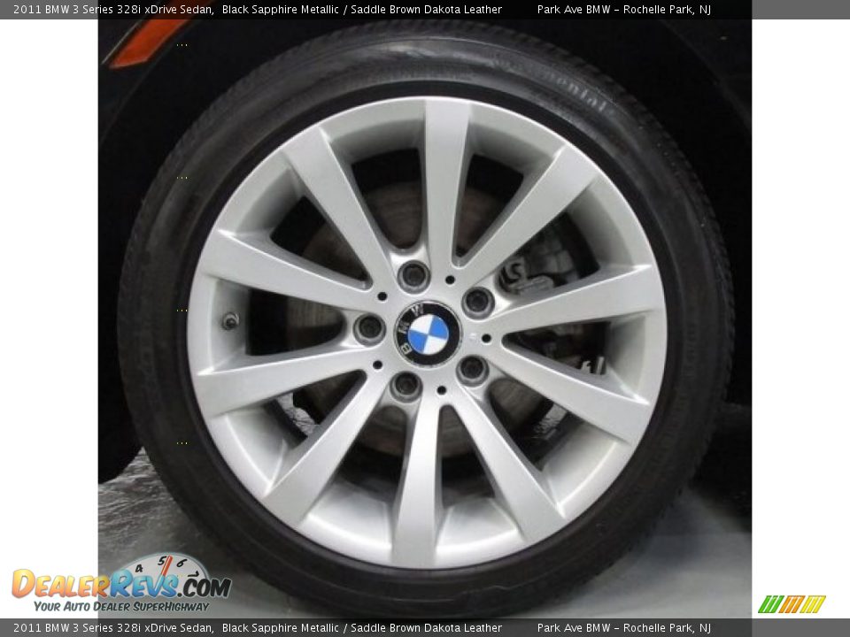 2011 BMW 3 Series 328i xDrive Sedan Black Sapphire Metallic / Saddle Brown Dakota Leather Photo #28