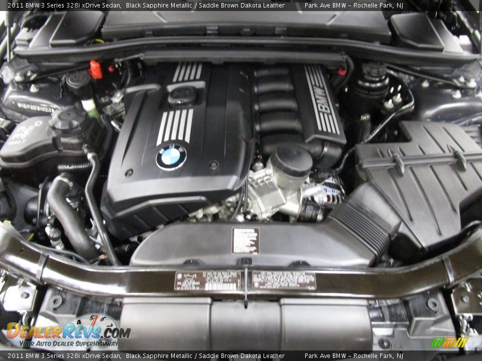 2011 BMW 3 Series 328i xDrive Sedan Black Sapphire Metallic / Saddle Brown Dakota Leather Photo #29