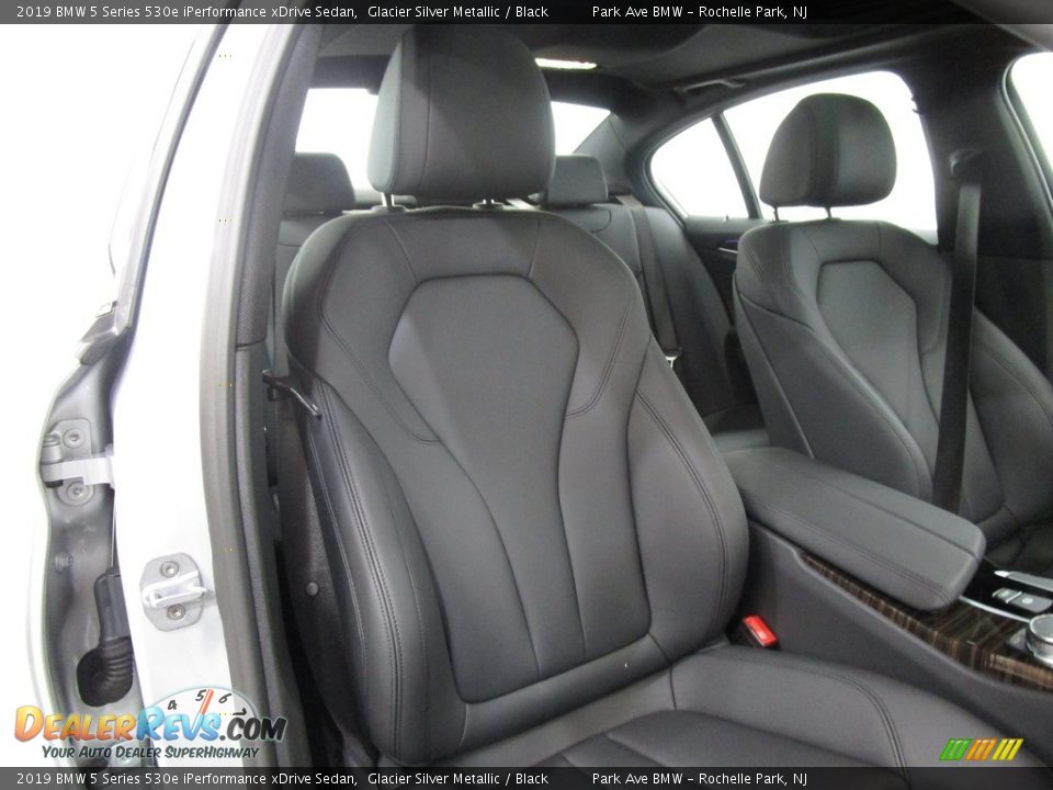 2019 BMW 5 Series 530e iPerformance xDrive Sedan Glacier Silver Metallic / Black Photo #14