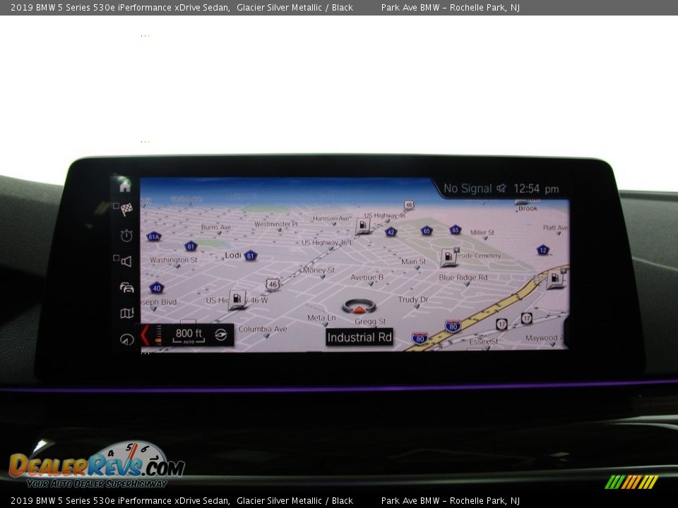 2019 BMW 5 Series 530e iPerformance xDrive Sedan Glacier Silver Metallic / Black Photo #25