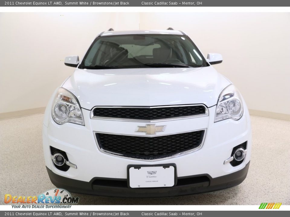 2011 Chevrolet Equinox LT AWD Summit White / Brownstone/Jet Black Photo #2